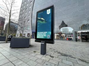 オランダの動物園で使用されたデジタルサイネージ