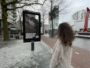 オランダの動物園で使用されたデジタルサイネージ